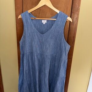 Mud Pie Light Blue Denim Top